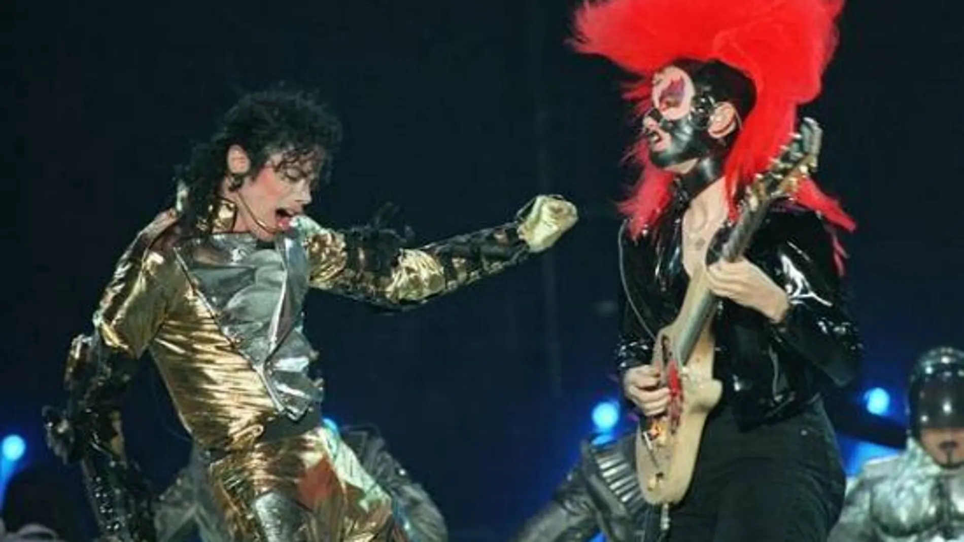 Imagen del concierto de Michael Jackson en Valladolid