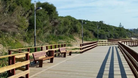 Nuevo tramo de la senda litoral. DIPUTACIÓN