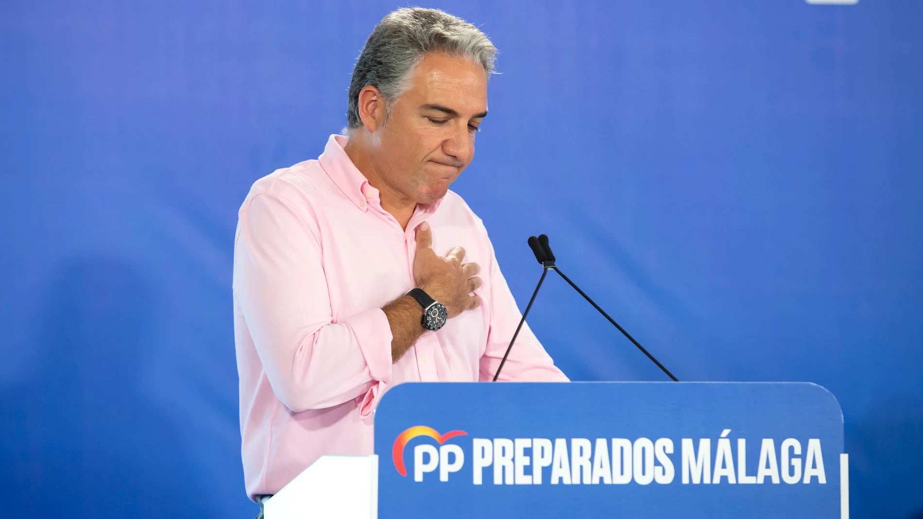 El coordinador general del PP, Elías Bendodo, dejará de liderar esta formación en Málaga. EFE/Daniel Pérez