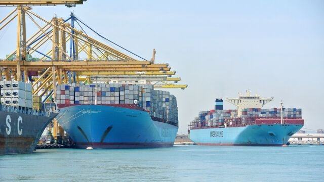 Barcos en el Puerto de València