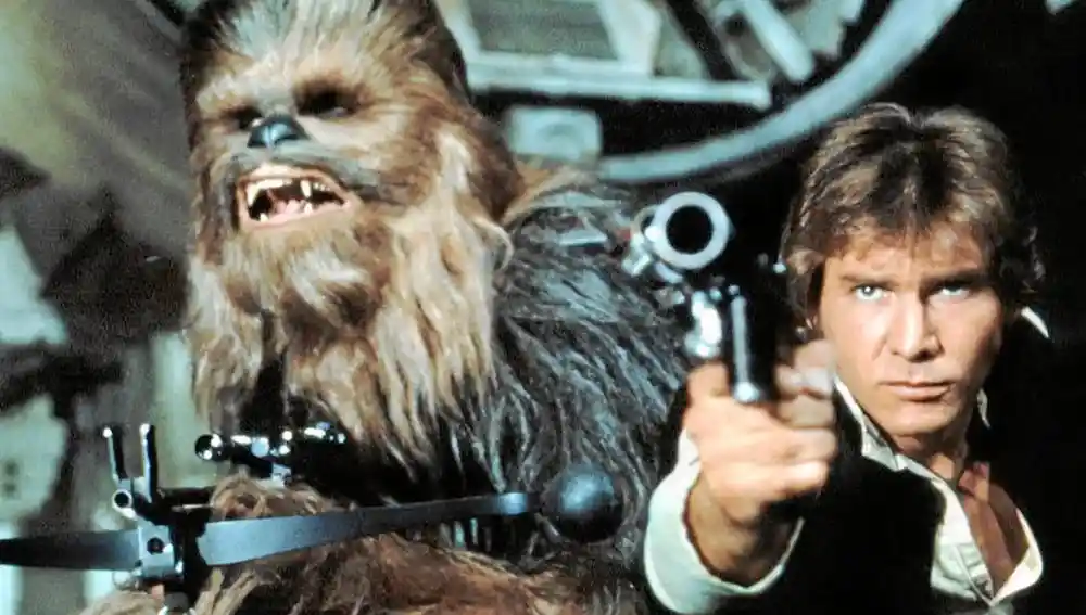 Chewbacca y Han Solo.