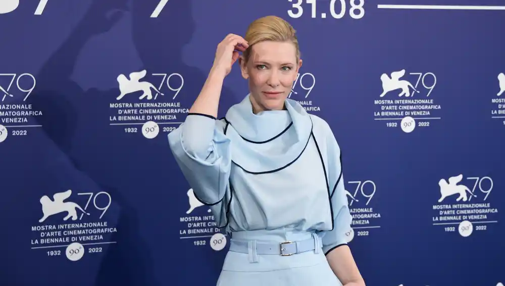 Cate Blanchett en el photocall de "TÁR"
