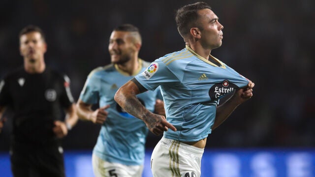 Iago Aspas con el Celta de Vigo. EFE/Salvador Sas