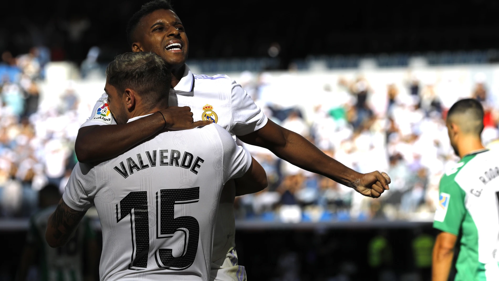 Rodrygo y Valverde, los protagonistas del gol del triunfo del Real Madrid ante el Betis