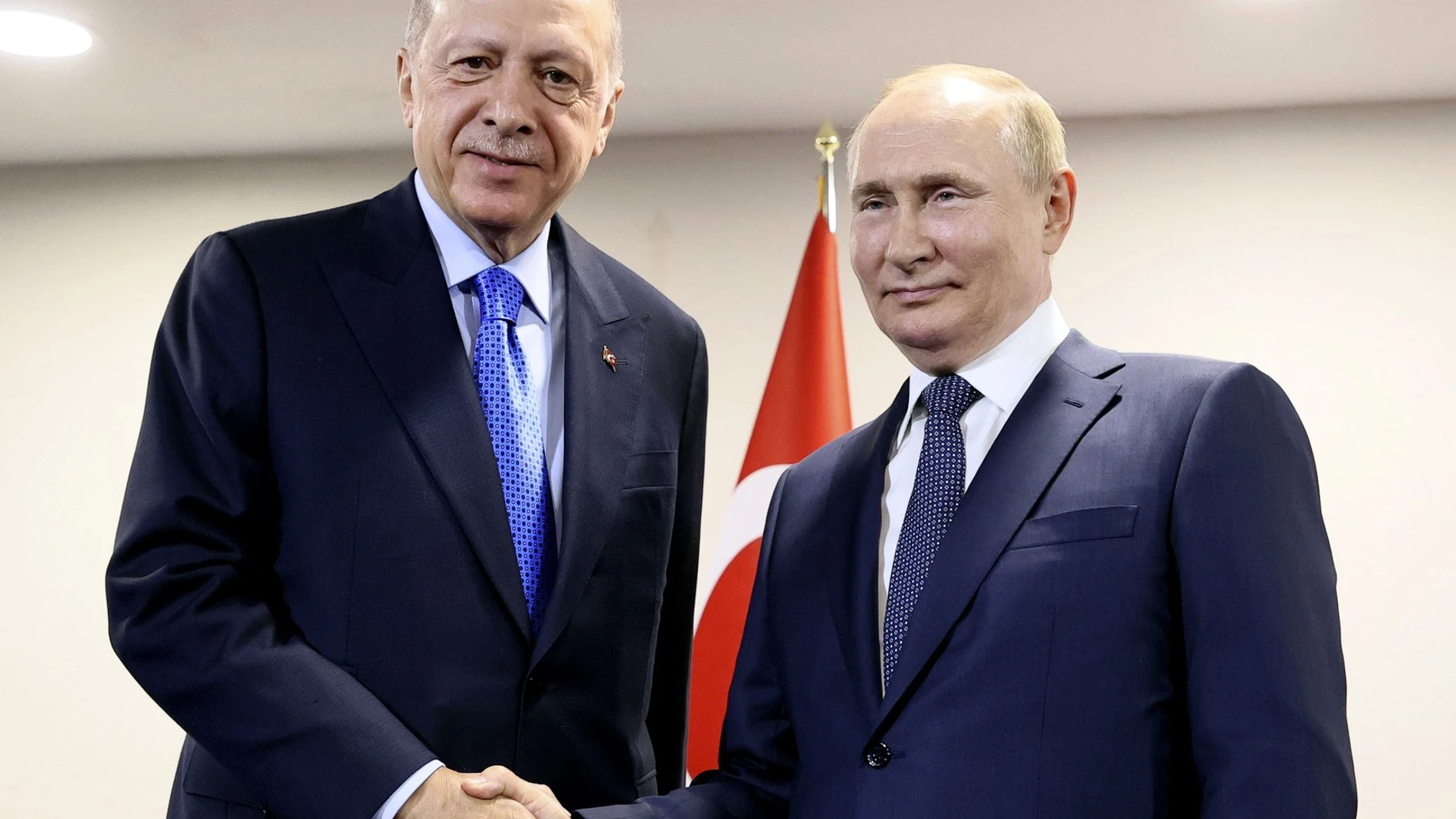 Vladimir Putin y Erdogan