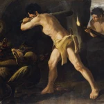 La obra «Hércules lucha contra la hidra de Lerna», de Francisco de Zurbarán, cuelga en las paredes del Museo del Prado de Madrid