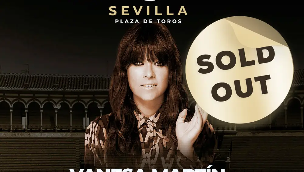 Vanesa Martín cuelga el cartel de sold out en su concierto en La Maestranza