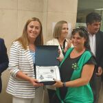 La delegada del Gobierno, Virginia Barcones, asiste a las Ferias de la Bajada de Jesús de Almazán