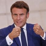 El presidente francés, Emmanuel Macron, rechazó este lunes el gasoducto MidCat entre Francia y España