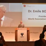 Emile Bouchard en la 30º edición del World Buiatrics Congress
