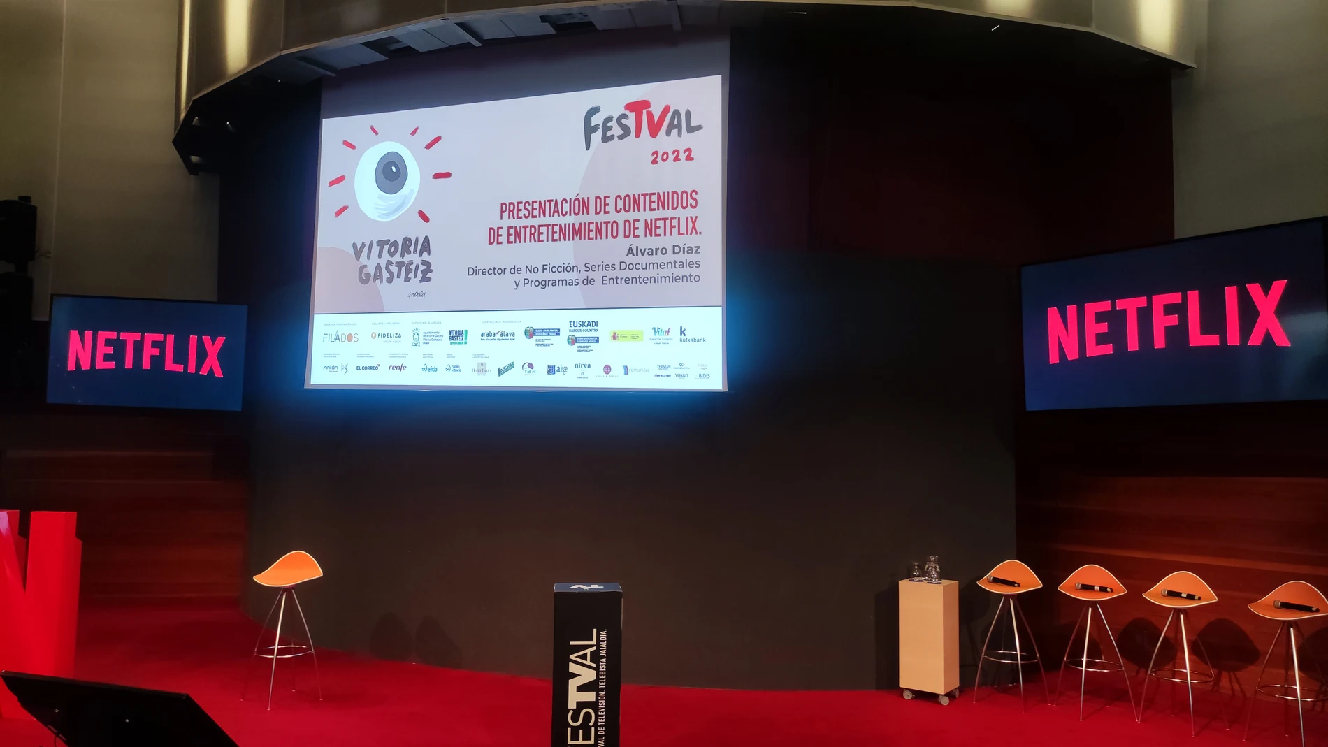Netflix presenta en el Festival de Televisión de Vitoria su oferta de entretenimiento