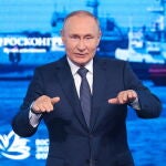 Vladimir Putin en el VII Foro Económico Oriental en Vladivostok, capital del lejano oriente ruso.