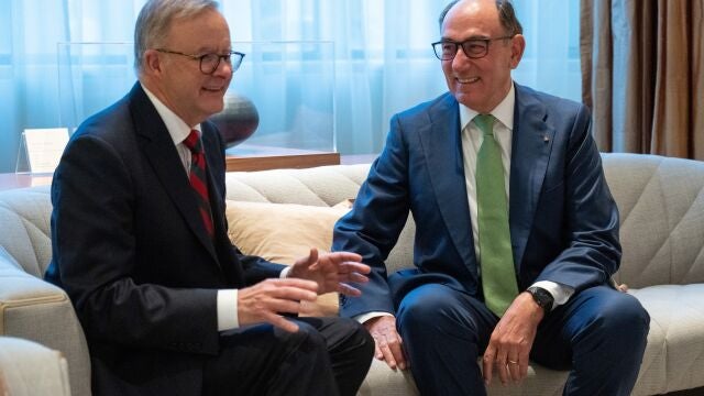 El presidente de Iberdrola, Ignacio Galán, se reúne con el primer ministro de Australia, Anthony Albanese