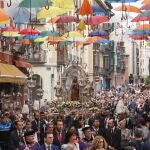 Llegada de la Virgen de San Lorenzo a la Catedral de Valladolid