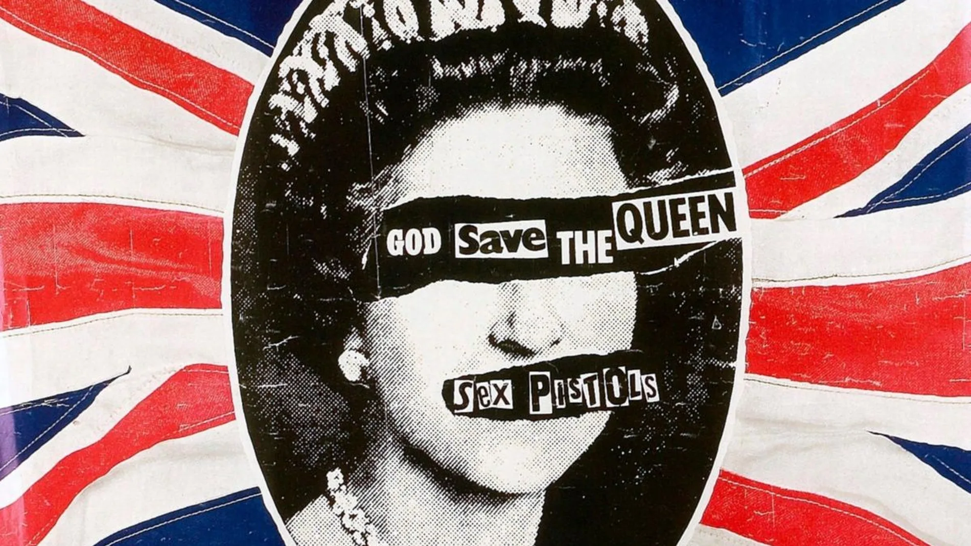 Portada del single "God save the Queen" de Sex Pistols