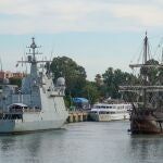 Llegada de la Nao Victoria al Muelle de las Delicias