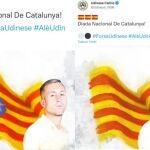 Los polémico "tuits" del Udinese