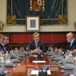 Una de las últimas reuniones del Consejo del Poder Judicial con Carlos Lesmes al frente