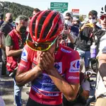 Evenepoel llora al sentirse ya ganador de la Vuelta