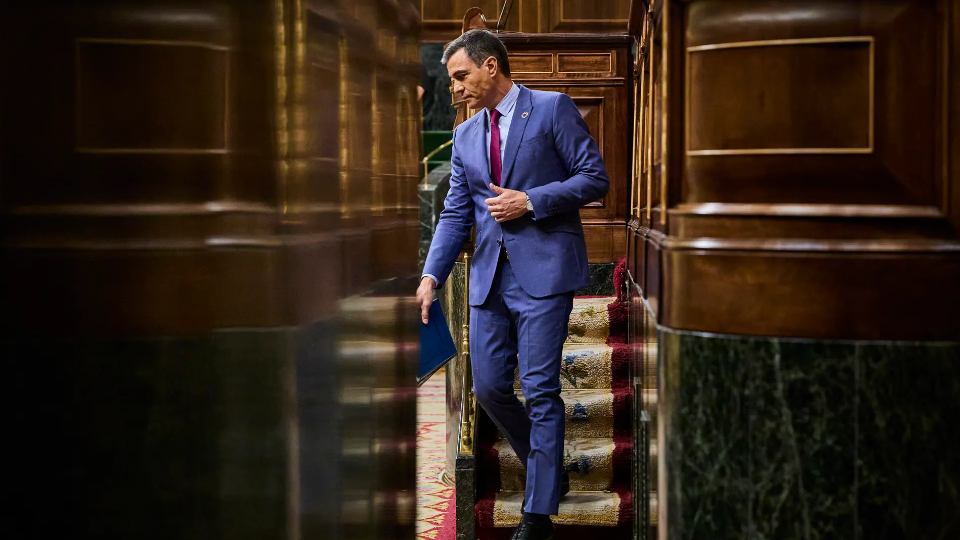 El presidente del Gobierno Pedro Sánchez, en la segunda jornada del Debate sobre el Estado de la Nación.