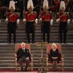 El rey Carlos III pronunció este lunes su primer discurso como monarca ante las dos Cámaras del Parlamento británico