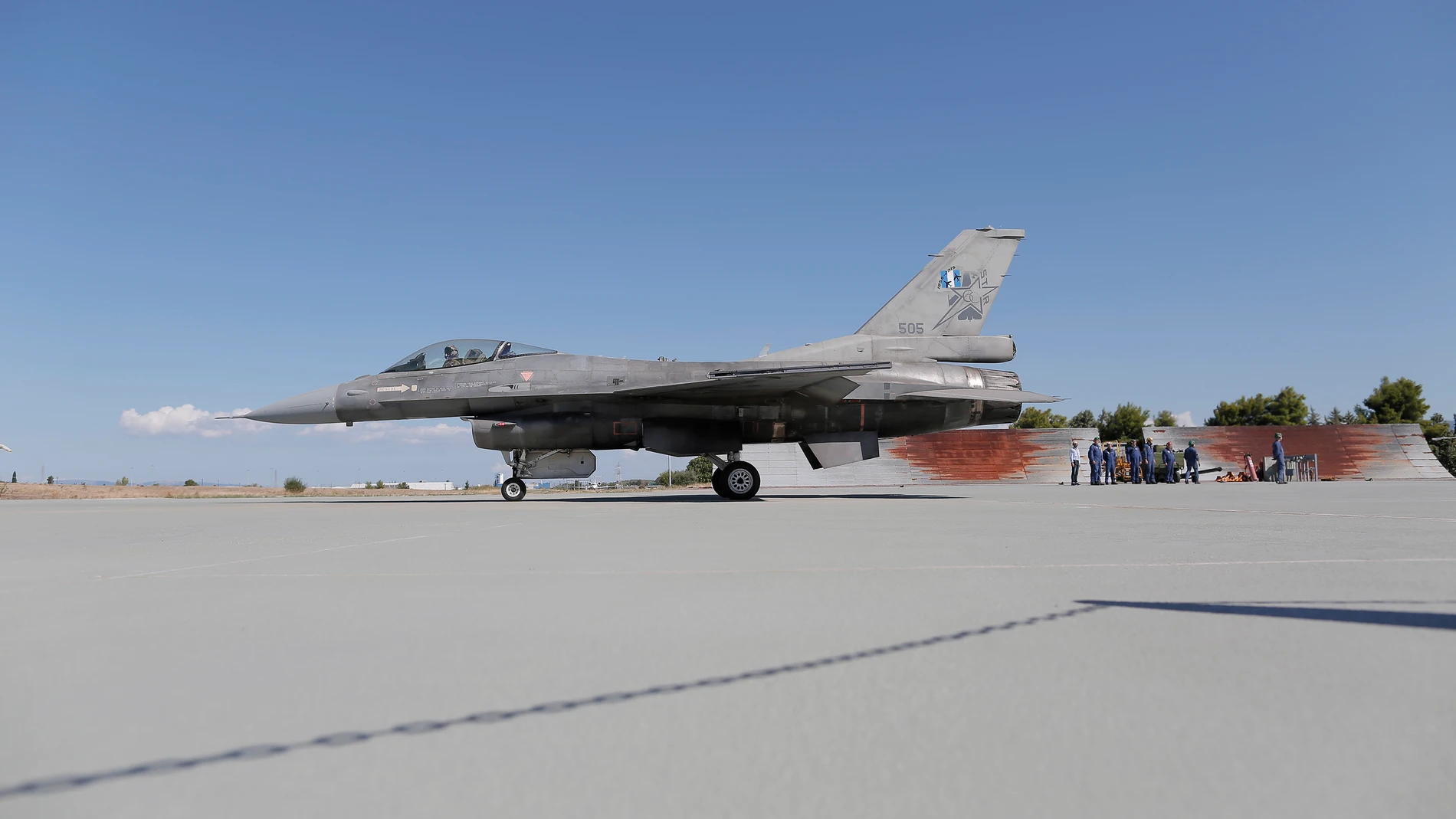 Un F-16 griego.