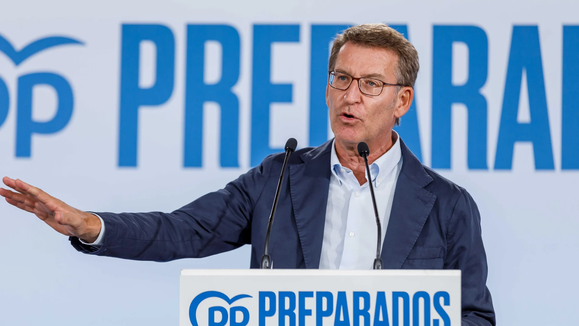 El presidente del Partido Popular, Alberto Núñez Feijóo.