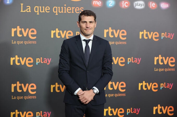Iker Casillas asiste a la presentación de la nueva temporada 2022-2023 de RTVE.