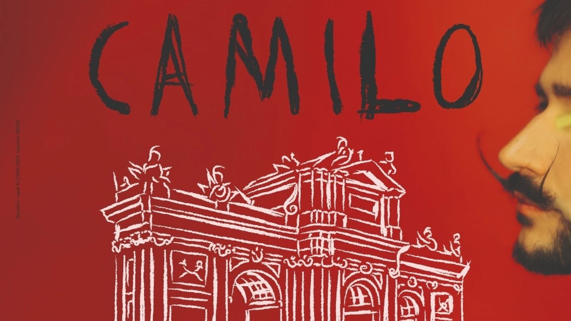 Cartel del concierto de Camilo en Madrid en Hispanidad 2022COMUNIDAD DE MADRID13/09/2022