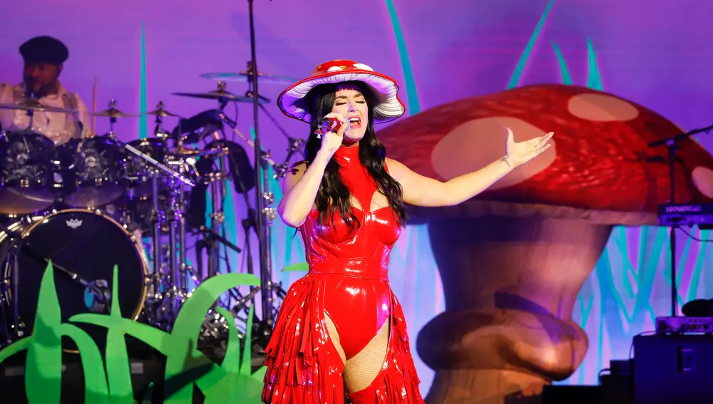 La artista Katy Perry ejerció de madrina durante la inauguración del barco, en el teatro Prima Theatre, donde también hay musicales, discoteca, sesiones de Dj y conciertos