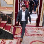 El portavoz de ERC en el Congreso de los Diputados, Gabriel Rufián.