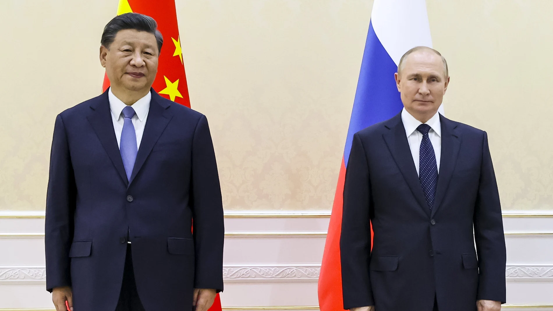 Xi Jinping y Vladimir Putin en Uzbekistán