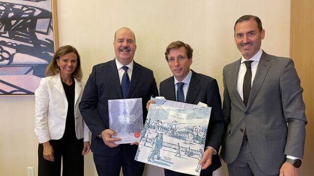 El alcalde, José Luis Martínez-Almeida, se ha reunido con los responsables del principal consorcio de turismo de lujo norteamericano
