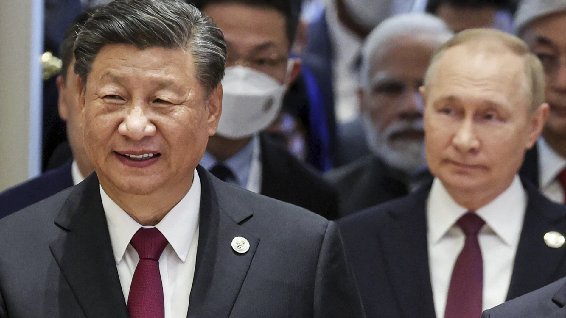 Xi Jinping y Vladimir Putin, en la cumbre de la Organización para la Cooperación de Shanghai el pasado viernes