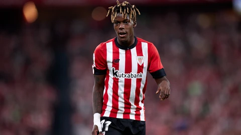 Nico Williams con el Athletic.