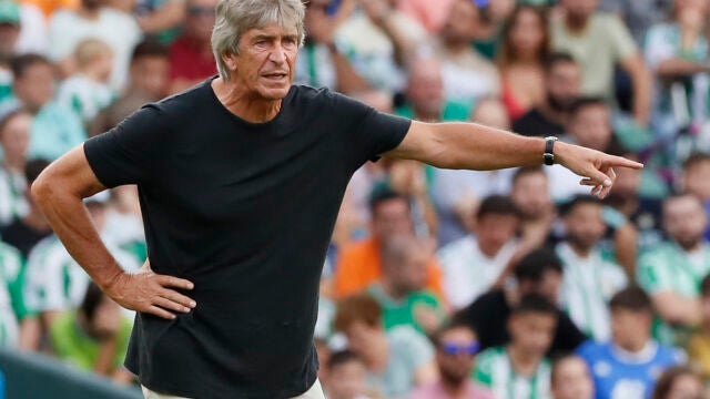 El entrenador chileno del Real Betis Manuel Pellegrini