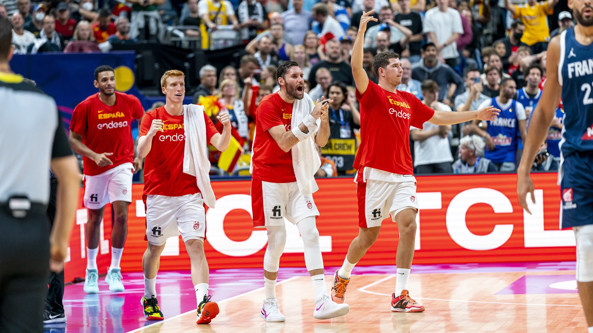 La selección española en el Eurobasket 2022.