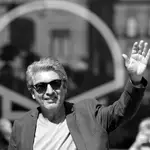 El actor argentino Ricardo Darín durante su llegada a la capital donostiarra