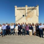 La misión comercial ha comenzado con una visita al castillo de Peñafiel, sede del Museo Provincial del Vino