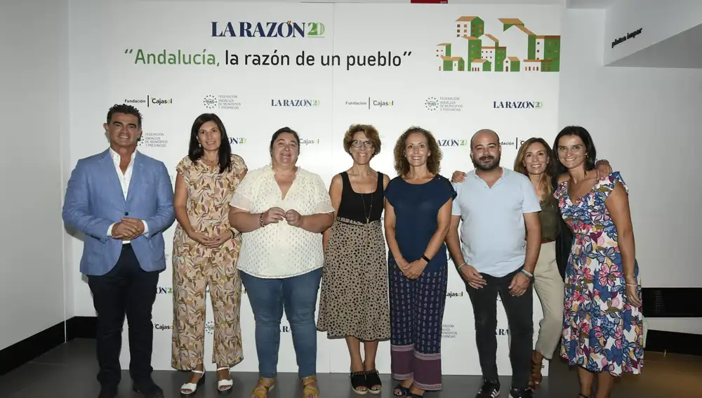 Amador Sánchez, Carmen Ávila, Carmen González, Eva Castillo, Juan M. Carmona, Francisco Ruiz, Eva Bellany y Carmen Cuello