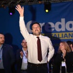 El líder de la Liga, Matteo Salvini, en Piazzale Livio Bianco
