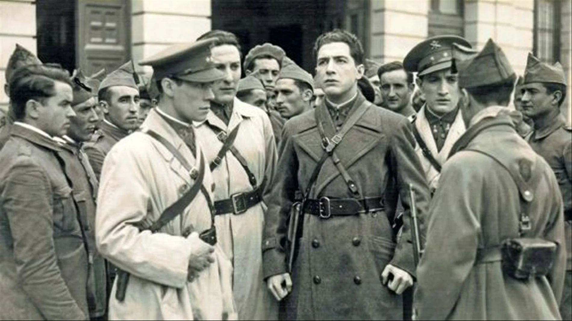 José Baviera, caracterizado como Fermín Galán, en la película homónima que se le dedicó al capitán