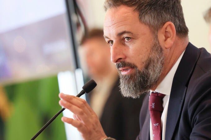 El presidente de Vox, Santiago Abascal