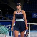 Paula Badosa después de perder ante Qinwen