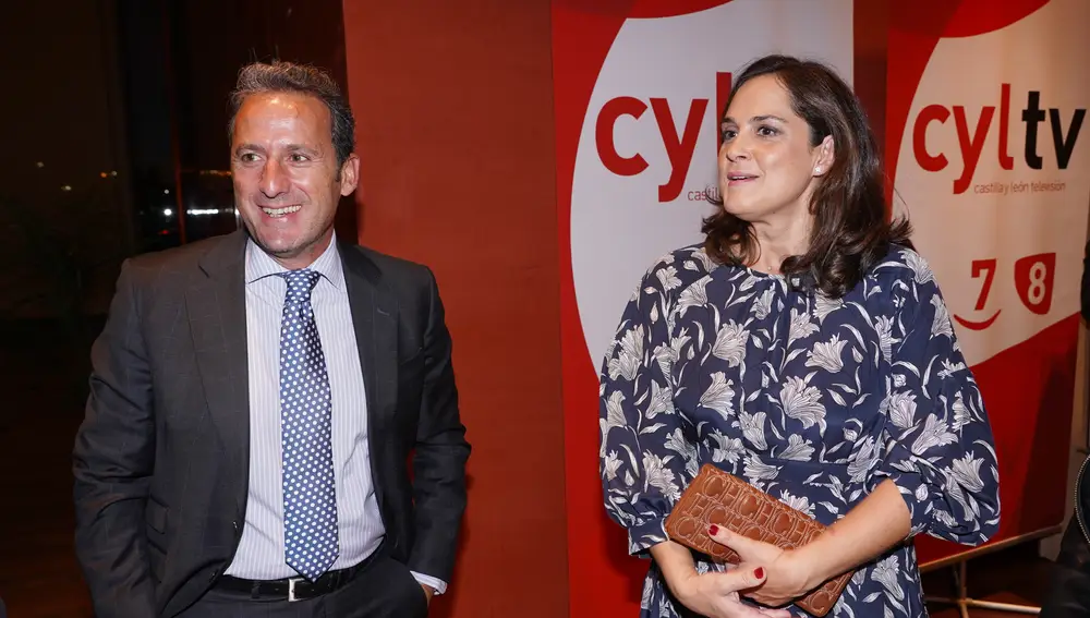 Gregorio Méndez y Adriana Ulibarri en la presentación de la nueva temporada de CyLTV