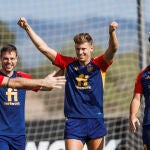 Marcos Llorente con la Selección.