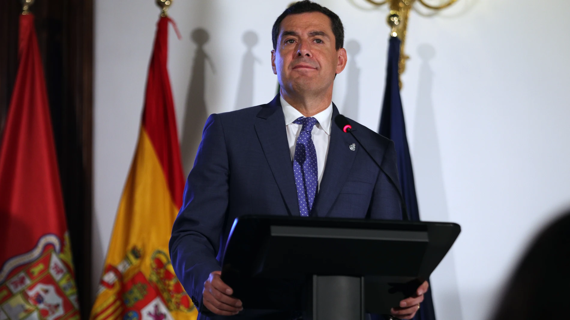 El presidente de la junta de Andalucía, Juanma Moreno