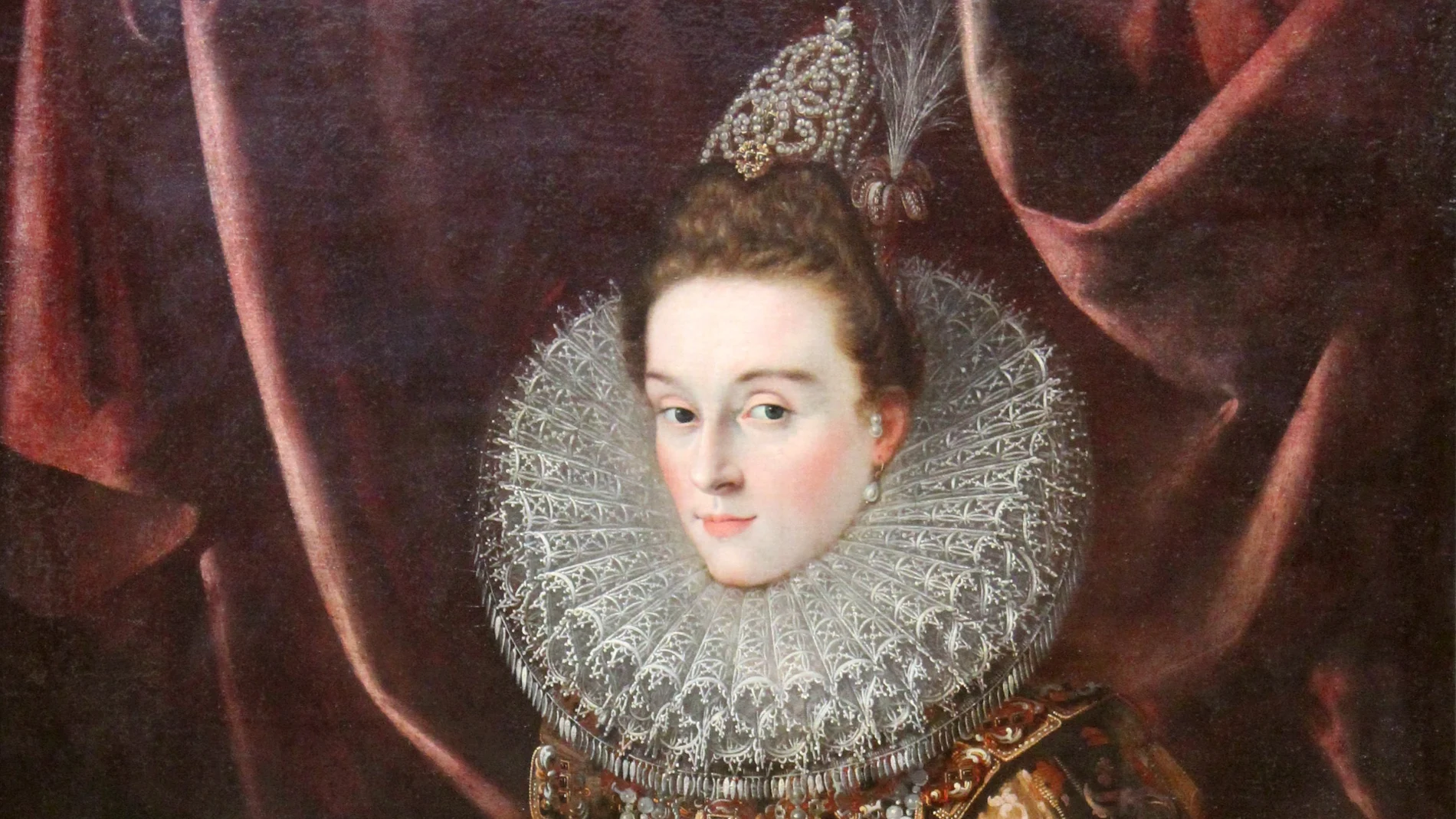 Isabel Clara Eugenia de Austria, retratada por Juan Pantoja de la Cruz