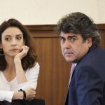 Los abogados del PP andaluz, Lourdes Fuster y Luis García Navarro