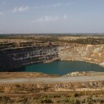 Vista de la mina sevillana de Aznalcóllar, cuya adjudicación continúa en los tribunales cinco años después